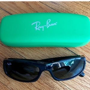 Black Ray-Ban sunglasses